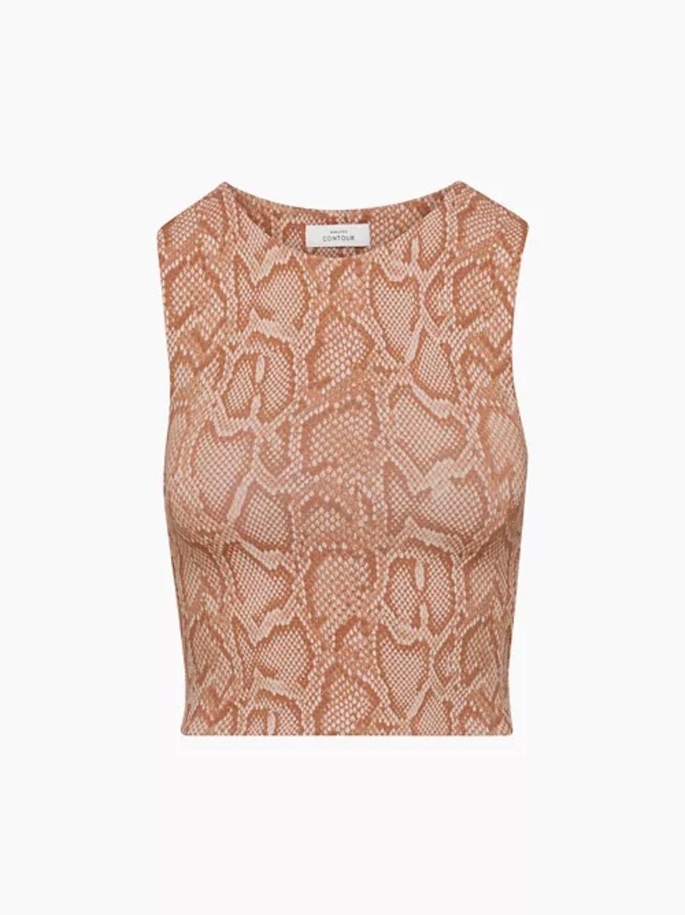 Aritzia Babaton Snake Crop Top